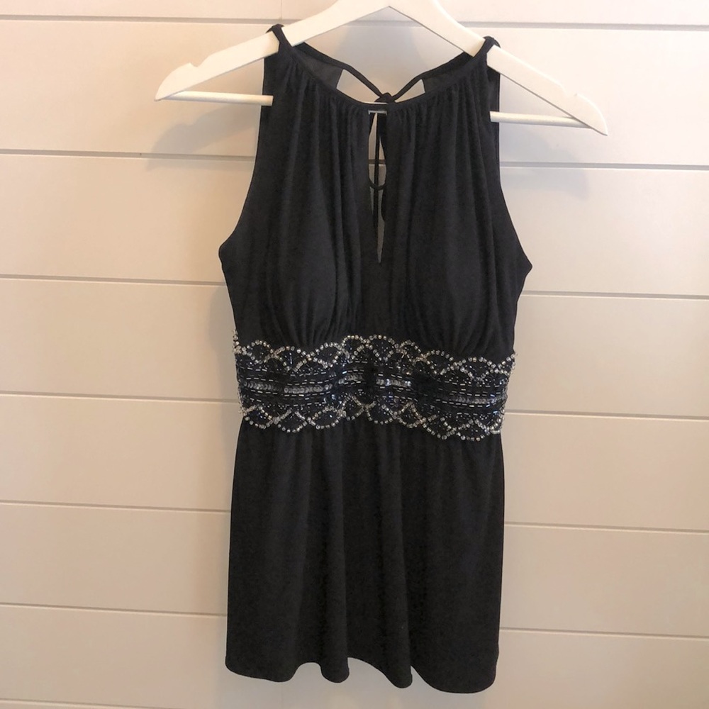 Gorgeous beaded a tank top